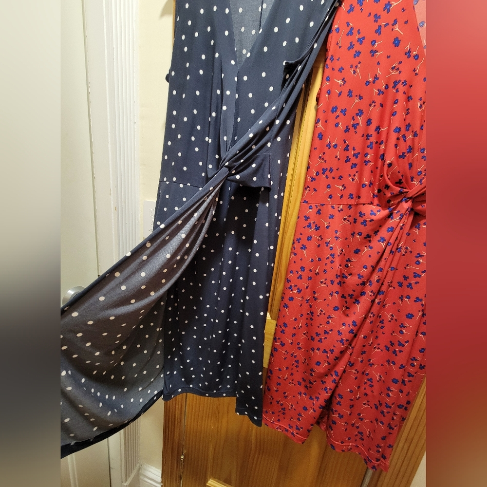 Bundle Of Banana Republic Faux Wrap Dresses Size M - Picture 5 of 5